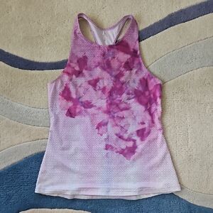 Prana Magenta Sleeveless Racerback Tank Top Size Small